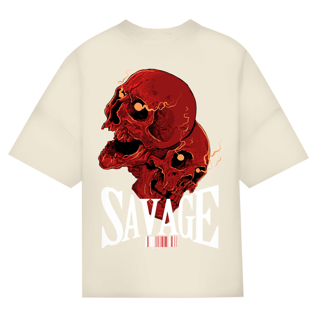 SAVAGE PUMPCOVER - Oversize T-Shirt Backprint