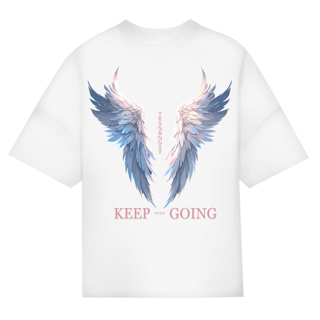 KEEP GOING PUMPCOVER - Oversize T-Shirt Backprint