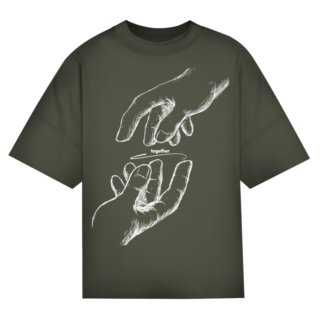 TOGETHER PUMPCOVER - Oversize T-Shirt Frontprint