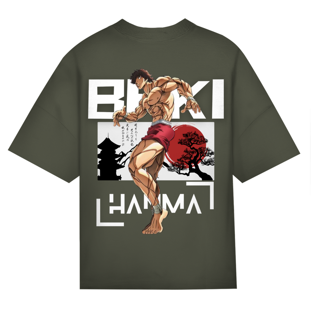 BAKI PUMPCOVER - Oversize T-Shirt Backprint