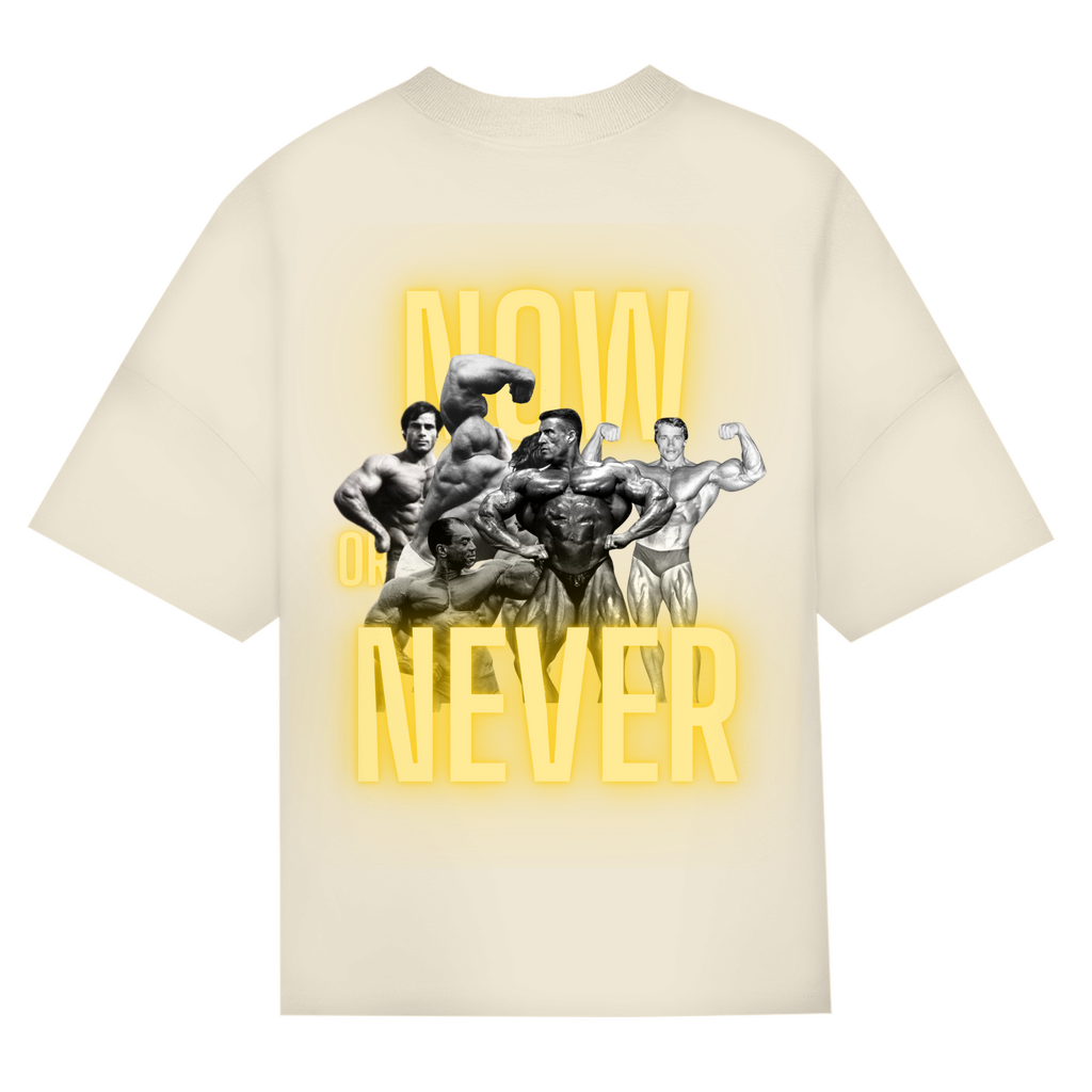 NOW OR NEVER PUMPCOVER - Oversize T-Shirt Backprint