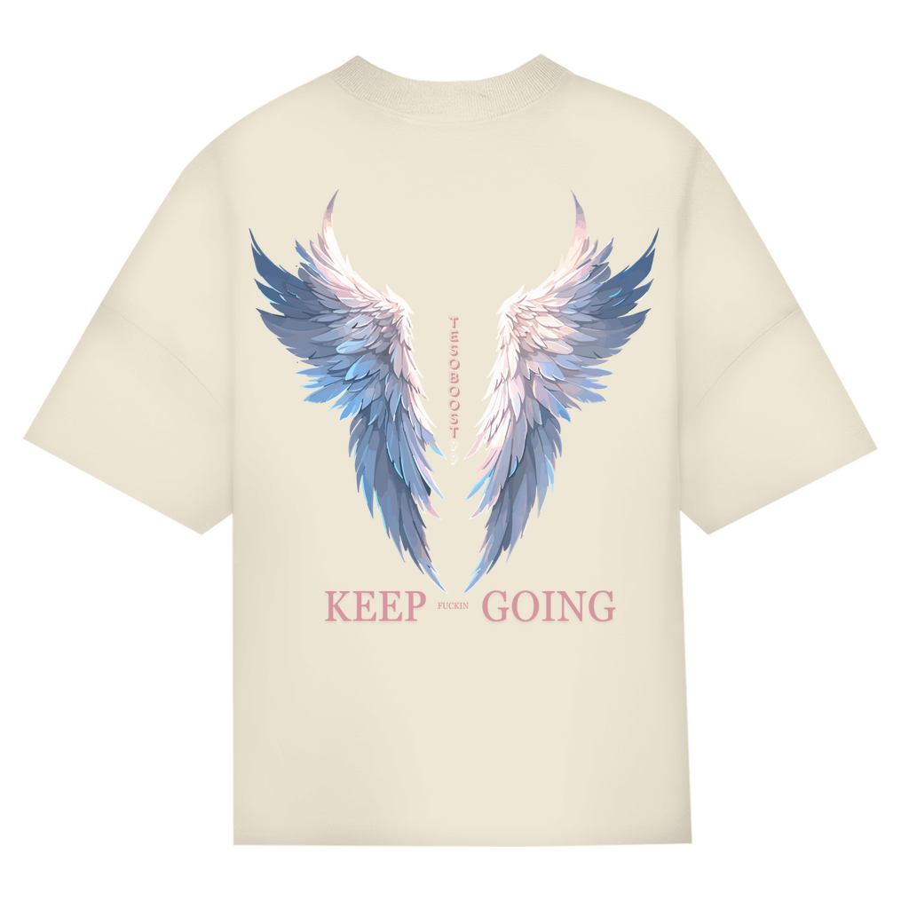 KEEP GOING PUMPCOVER - Oversize T-Shirt Backprint