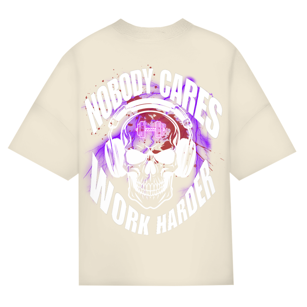 NOBODY CARES PUMPCOVER - Oversize T-Shirt Backprint