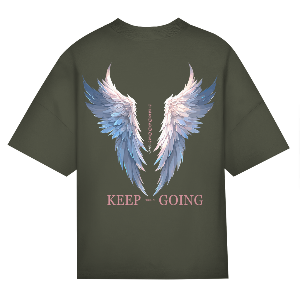 KEEP GOING PUMPCOVER - Oversize T-Shirt Backprint