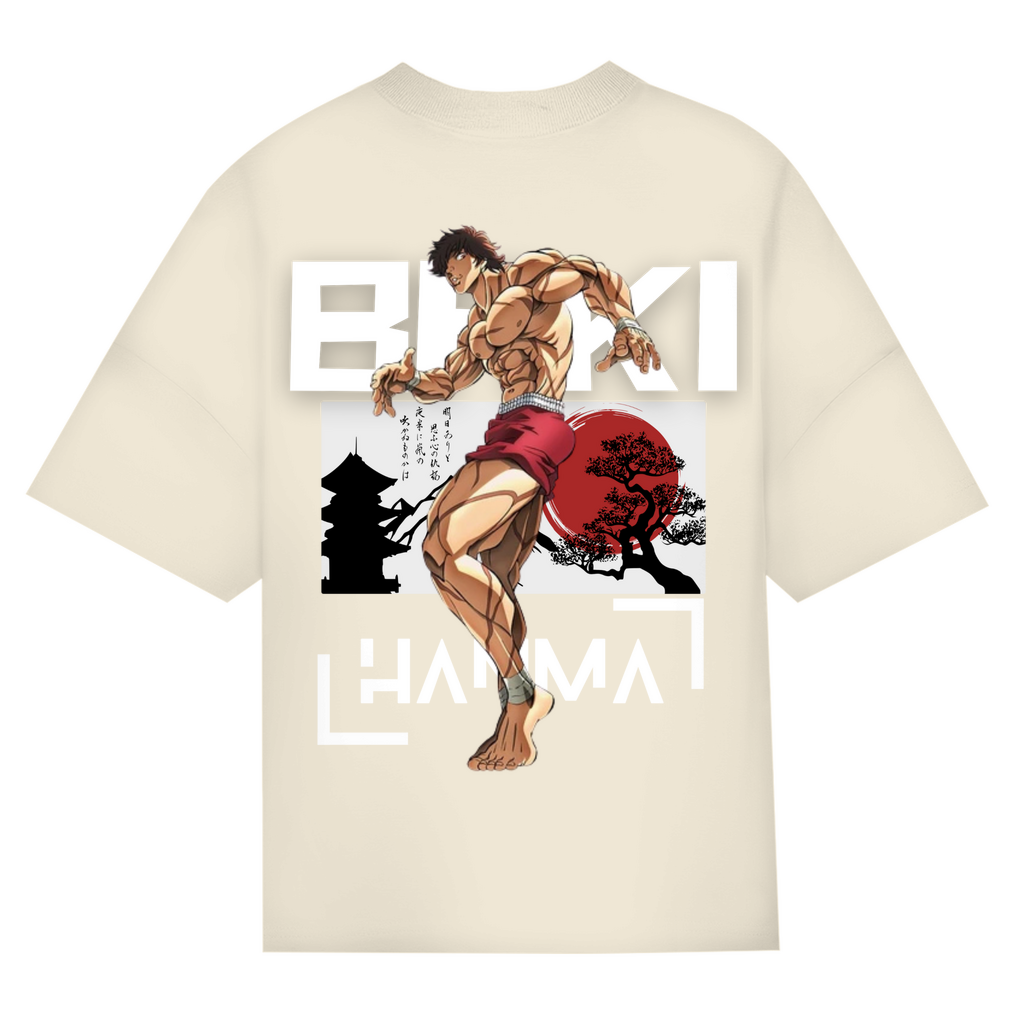 BAKI PUMPCOVER - Oversize T-Shirt Backprint