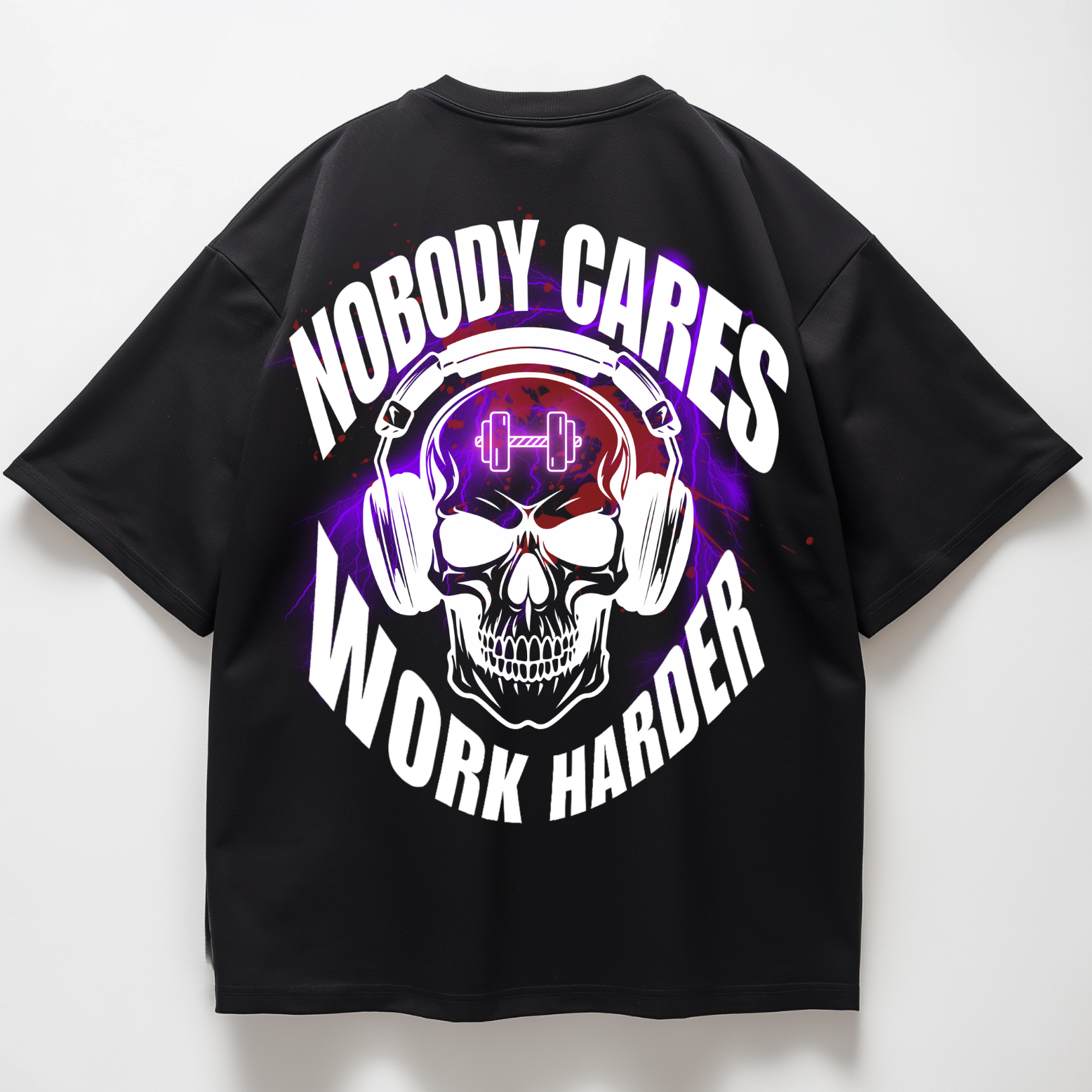 NOBODY CARES PUMPCOVER - Oversize T-Shirt Backprint