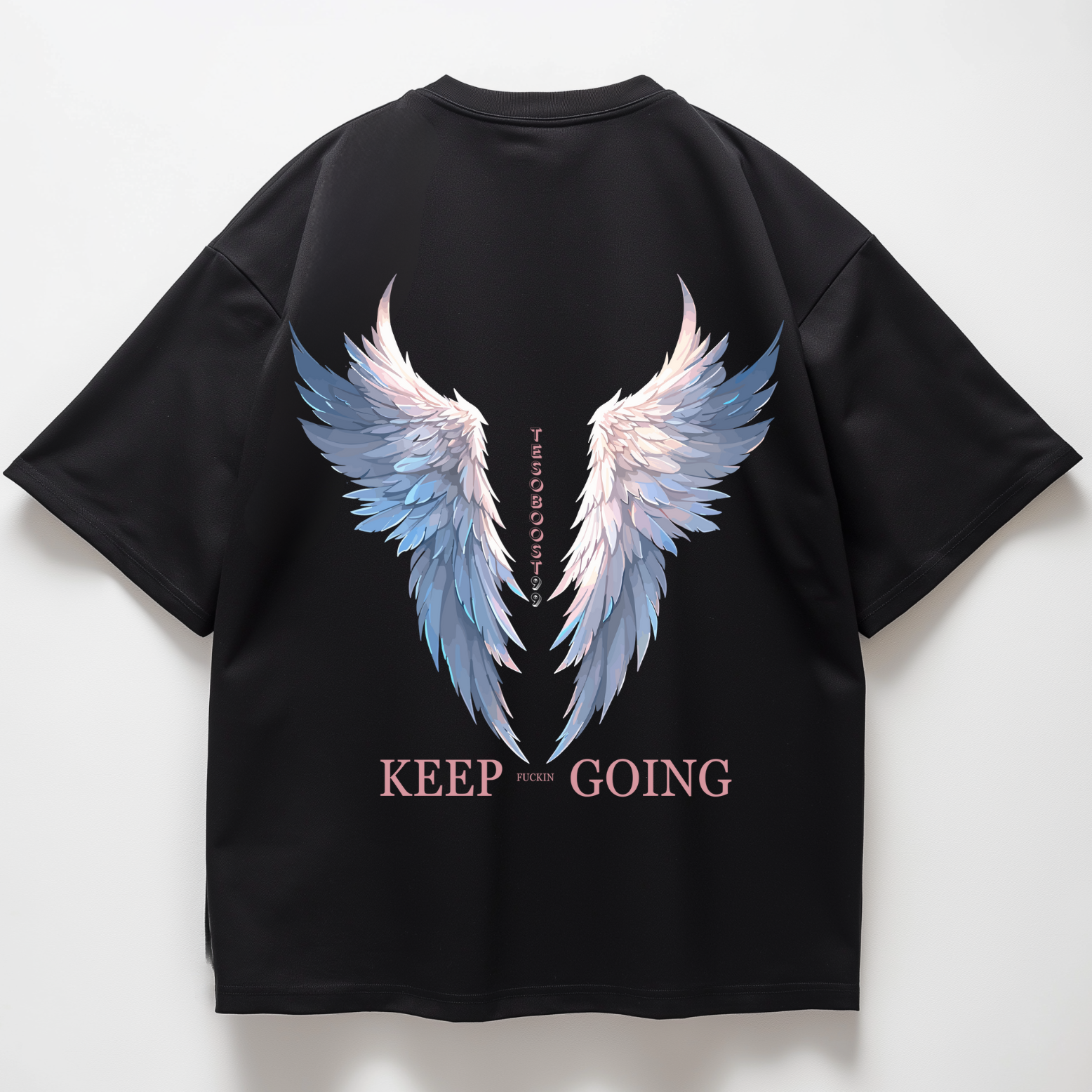 KEEP GOING PUMPCOVER - Oversize T-Shirt Backprint