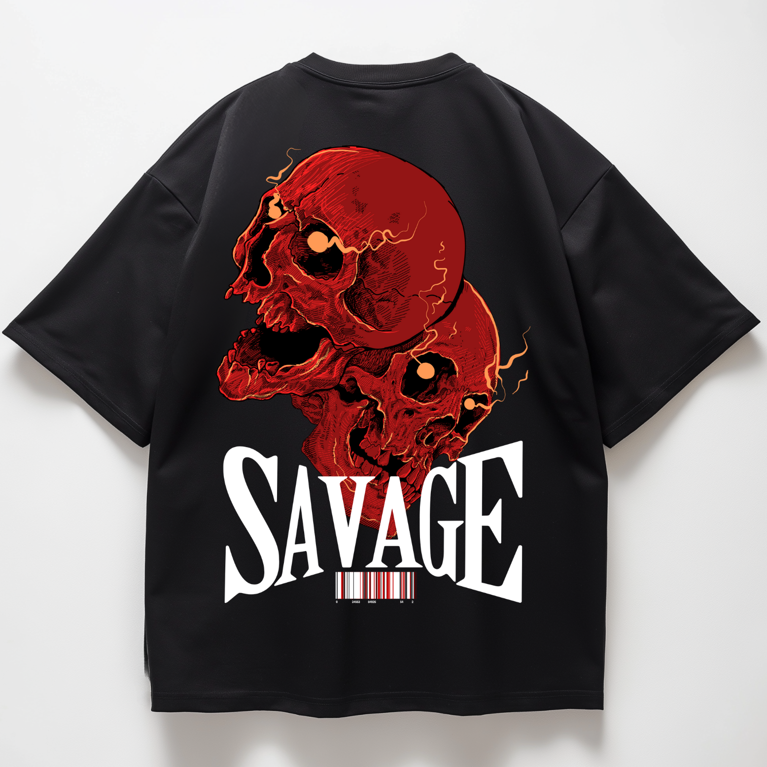 SAVAGE PUMPCOVER - Oversize T-Shirt Backprint