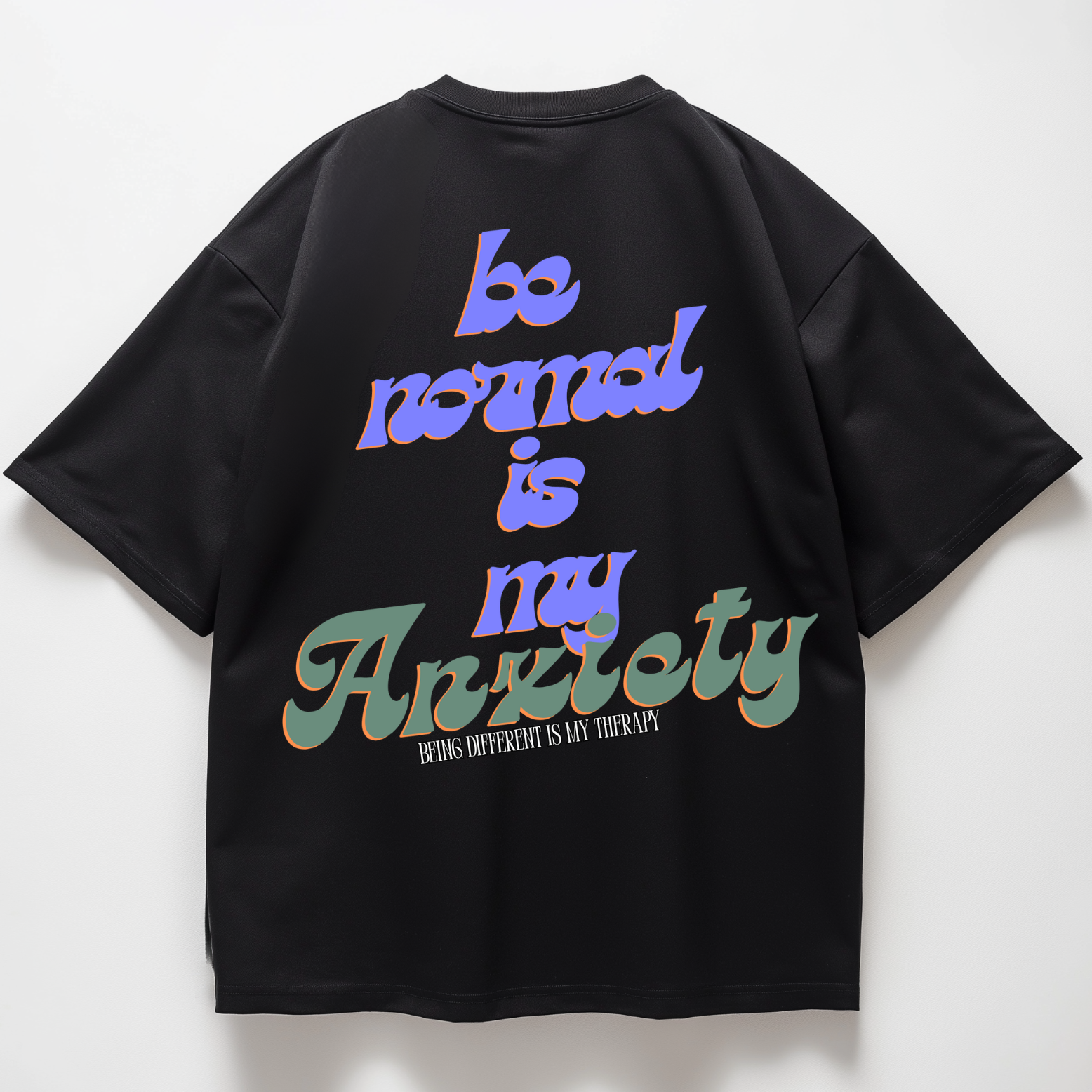 BE DIFFERENT PUMPCOVER - Oversize T-Shirt Backprint