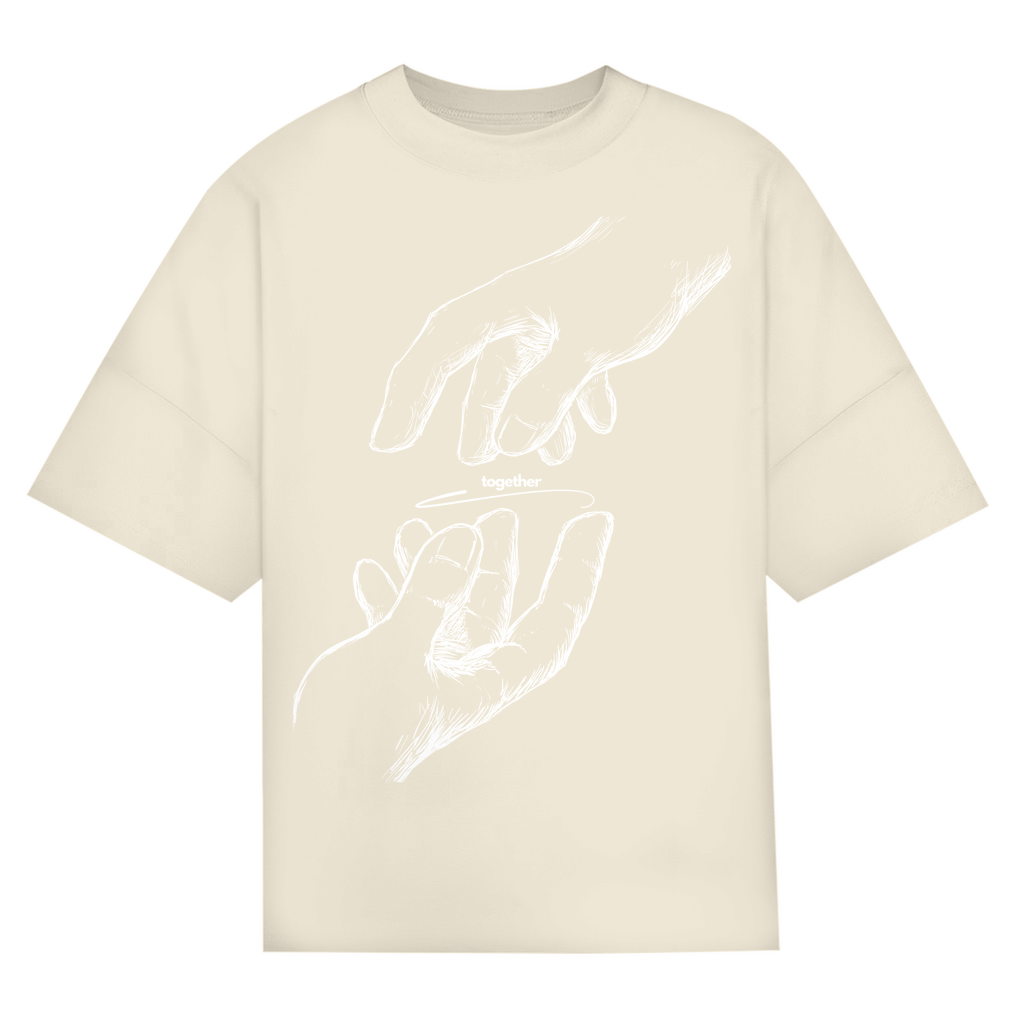 TOGETHER PUMPCOVER - Oversize T-Shirt Frontprint