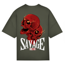 SAVAGE PUMPCOVER - Oversize T-Shirt Backprint