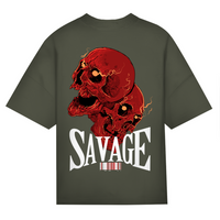 SAVAGE PUMPCOVER - Oversize T-Shirt Backprint
