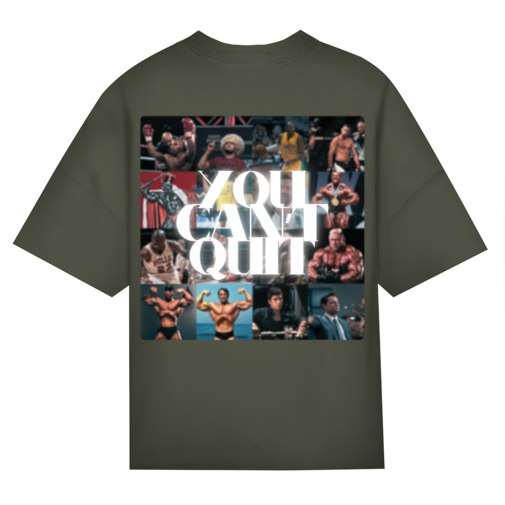 DON'T QUIT PUMPCOVER - Oversize T-Shirt Backprint