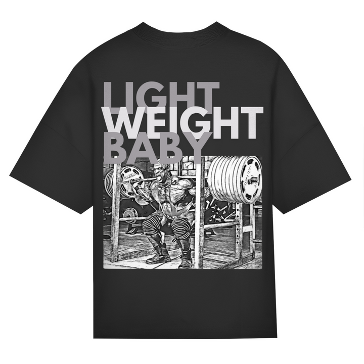 LIGHT WEIGHT Oversize T-Shirt Backprint - Nur für die Hardgainer