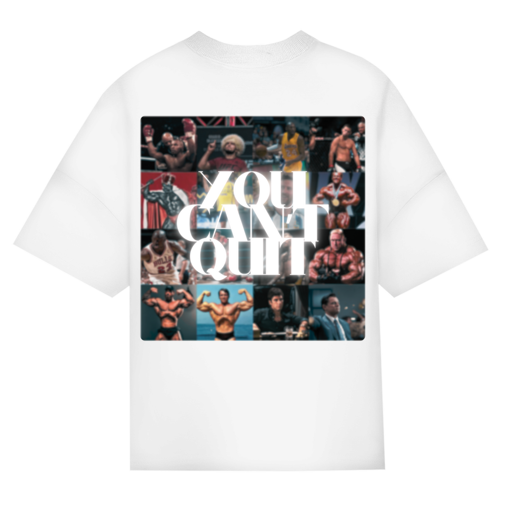 DON'T QUIT PUMPCOVER - Oversize T-Shirt Backprint