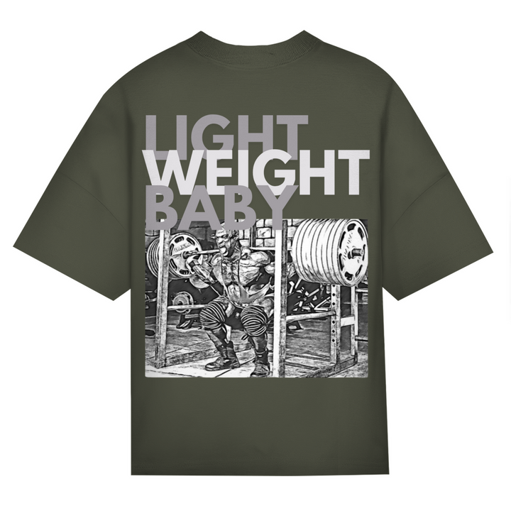 LIGHT WEIGHT Oversize T-Shirt Backprint - Nur für die Hardgainer