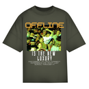 OFFLINE PUMPCOVER - Oversize T-Shirt Frontprint