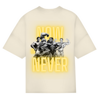 NOW OR NEVER PUMPCOVER - Oversize T-Shirt Backprint