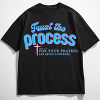 TRUST THE PROCESS PUMPCOVER - Oversize T-Shirt Frontprint