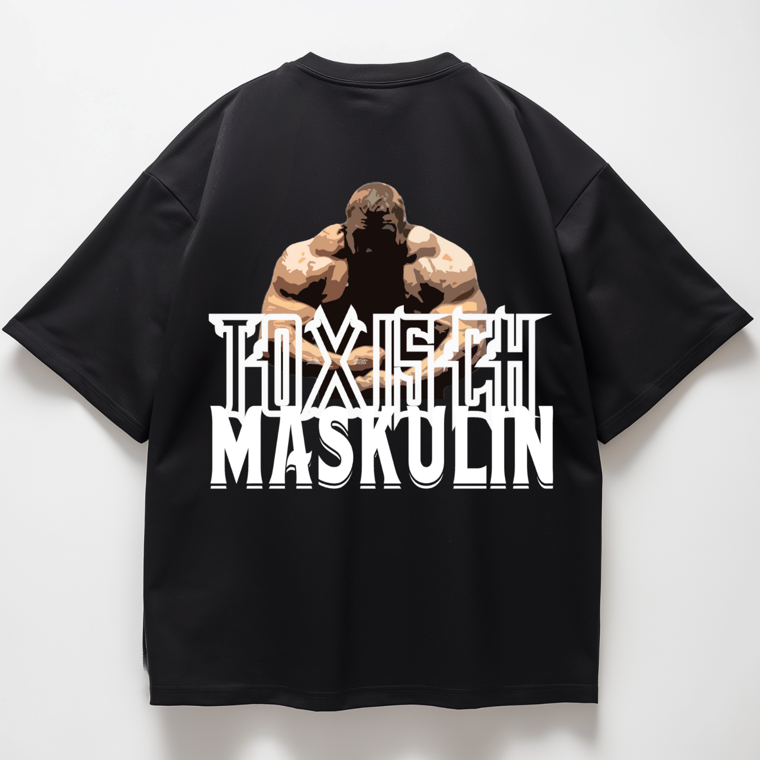TOXISCH MASKULIN PUMPCOVER - Oversize T-Shirt Backprint