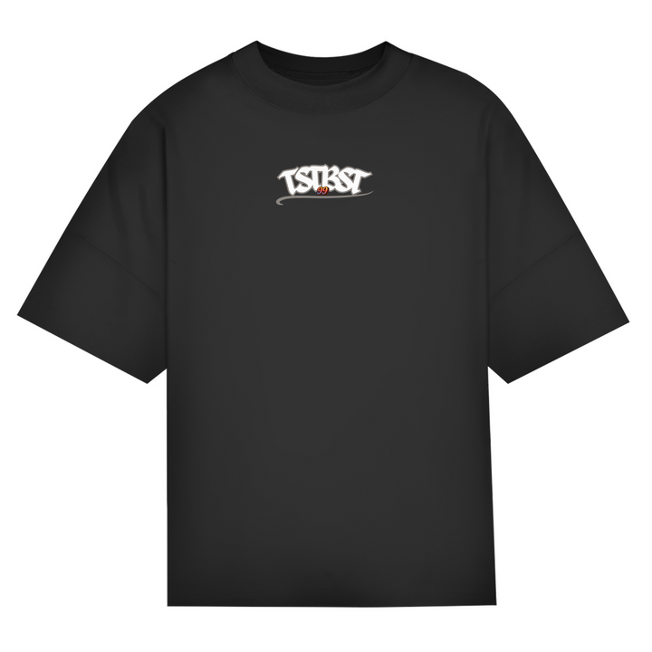 TESTOBOOST99 Oversize T-Shirt Frontprint -Built in silence. Worn with pride