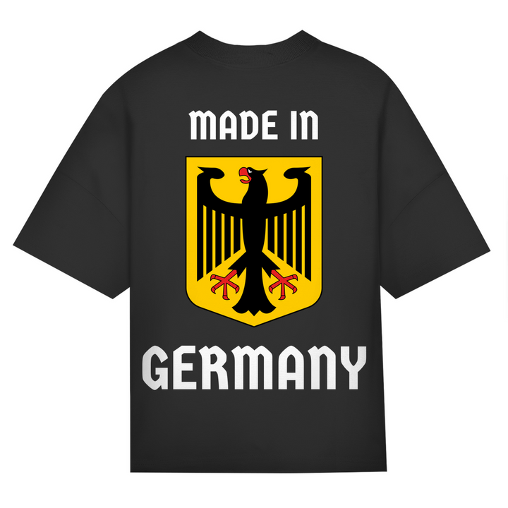 MADE IN GERMANY Oversize T-Shirt Backprint - Mehr braucht’s nicht und das zeigt dieses Piece